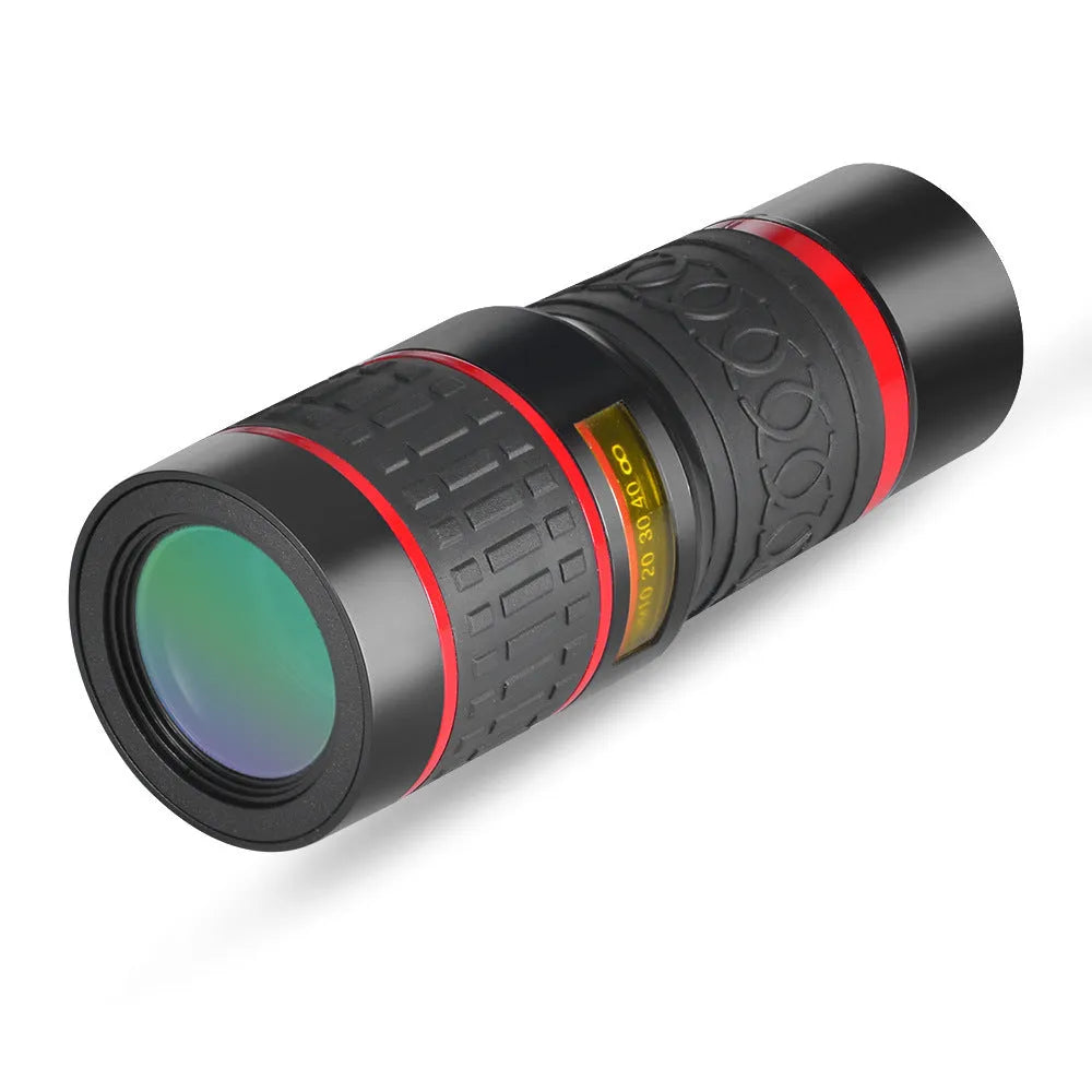 20x mobile phone telescope lens with universal clip for smartphone attachment
