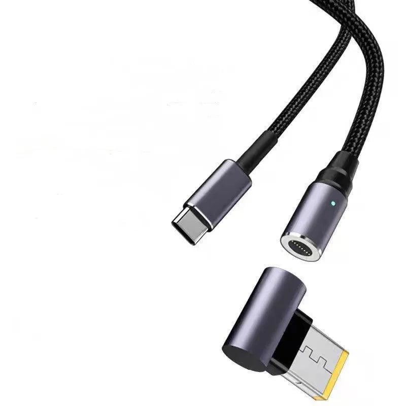 Type-C to square port magnetic charging cable 1.8m length for Lenovo devices