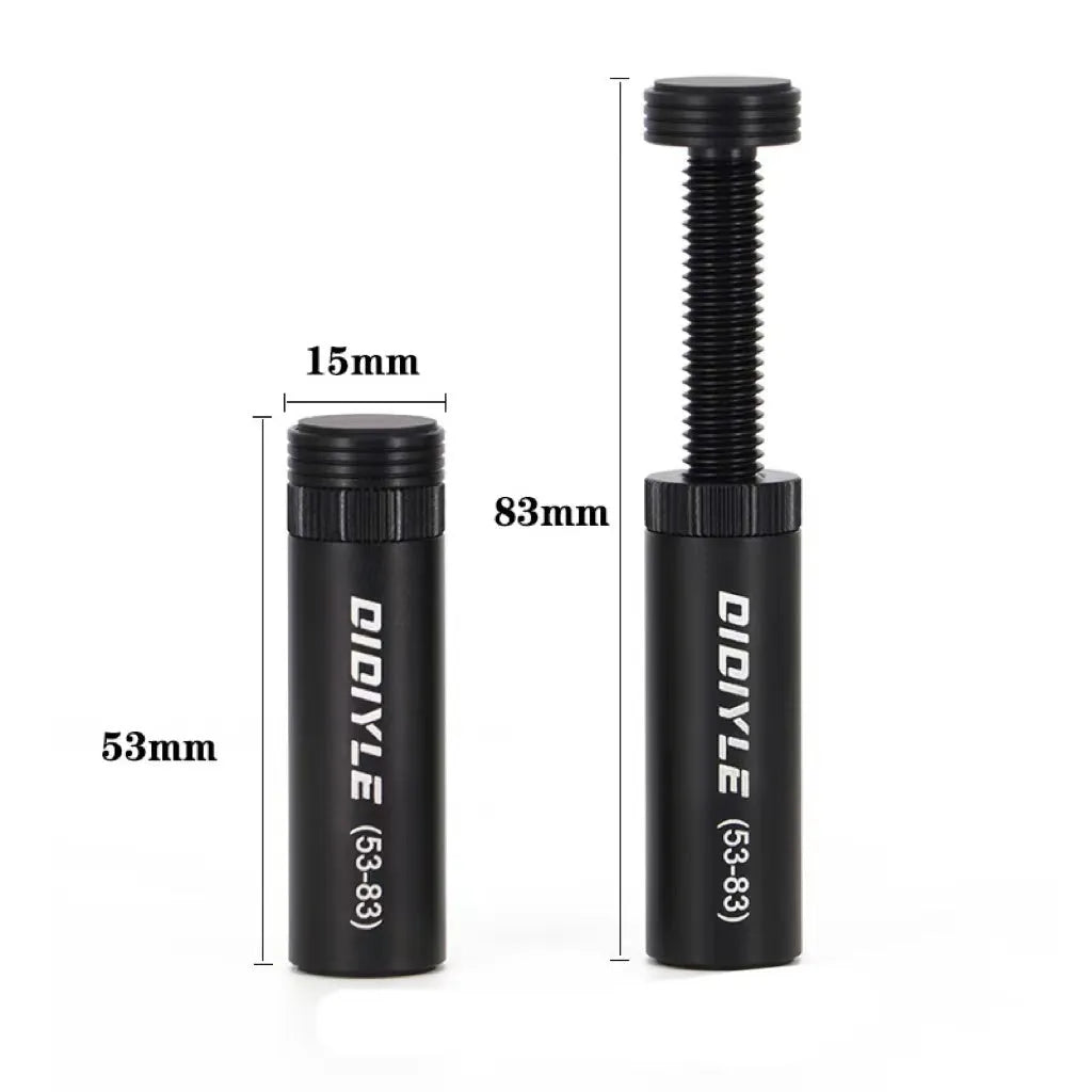 Spiral aluminium alloy computer graphics card bracket with magnetic suction jack in black finish, 31-55mm width variant