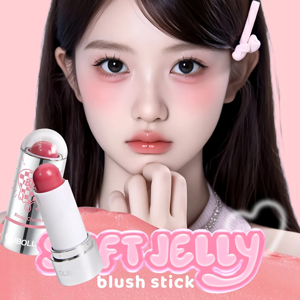Paste Natural Repair Brightening Blusher Stick in six colour options on white background