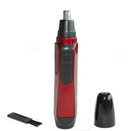 Electric nose hair trimmer and nose cleaner for household personal care use