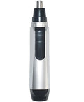 Electric nose hair trimmer and nose cleaner for household personal care use