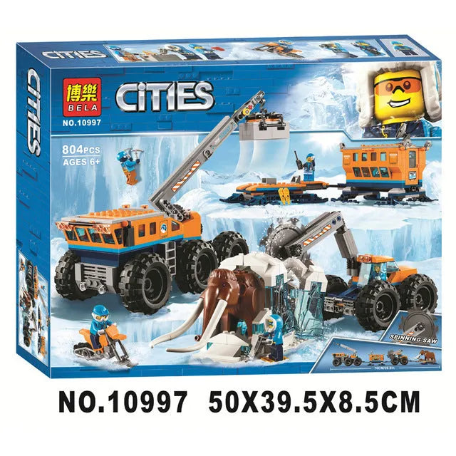 Arctic icebreaker fleet building blocks set, 760 pieces, box 50x39.5x8.5cm