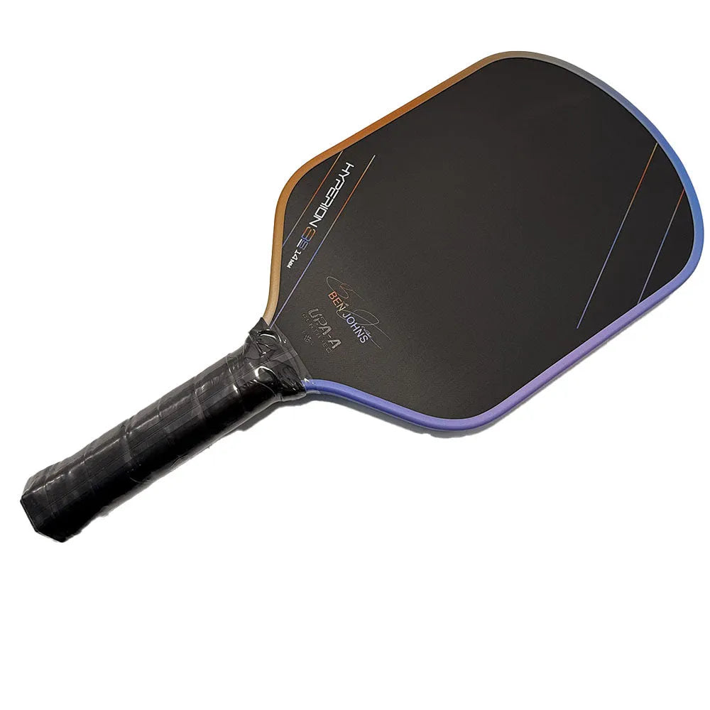 Aurora Multicolor Hyperion 3s pickleball paddle with carbon fibre face and matte pattern