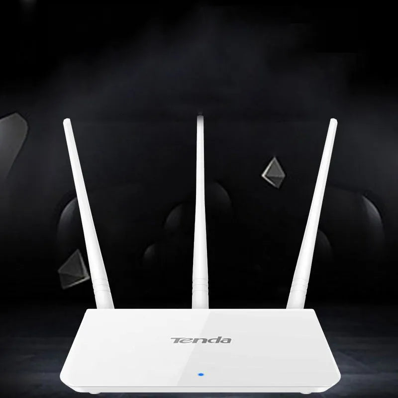 White US style dual-band wireless router for 2.4GHz and 5GHz networks, a wired broadband model.