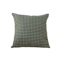 Modern minimalist 45x45cm yarn-dyed Tihua cushion cover with geometric abstract pattern in colourfast orange