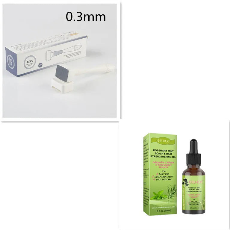 59ml bottle of Rosemary Mint Hair Growth Fluid for scalp nourishment and hair repair