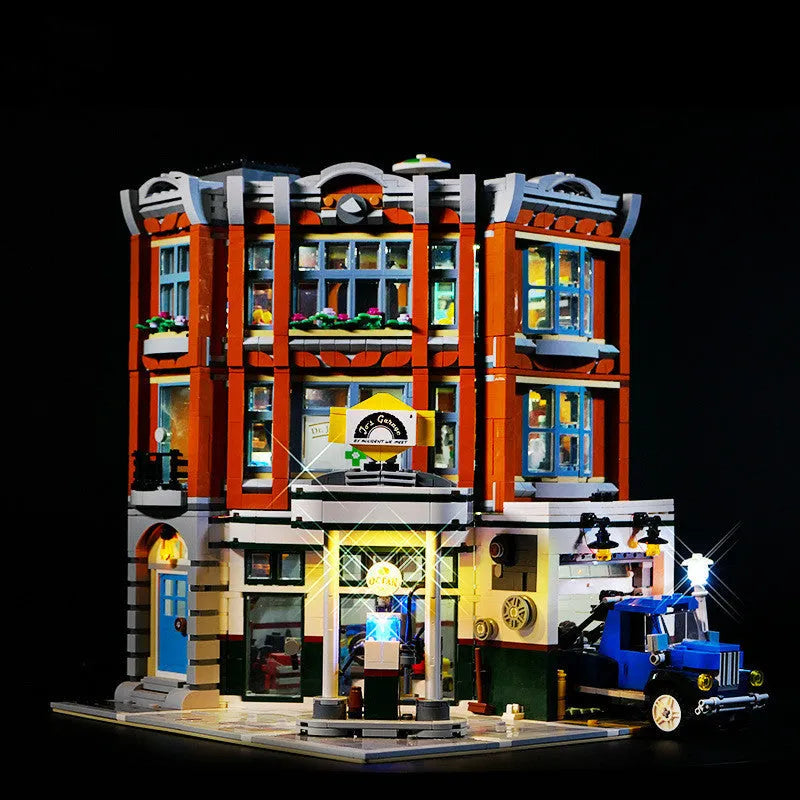 Multi-colour plastic LED lighting accessories for MOC Lego-compatible brick modifications