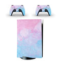 PS5 full body sticker for optical drive version, PVC console skin with handle cover, five style options