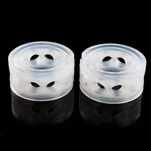Transparent rubber car spring shock absorbers for suspension damping in six size options