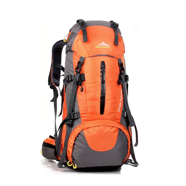Nylon mountaineering backpack in six colours for hiking camping and cycling travel