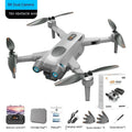 HD aerial photography GPS brushless motor drone with 8K camera, black, folding design