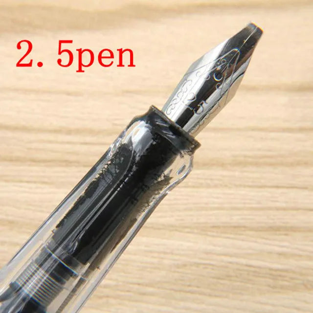 Art Word Parallel Pen with ceramic shell and six iridium nib sizes for Gothic calligraphy