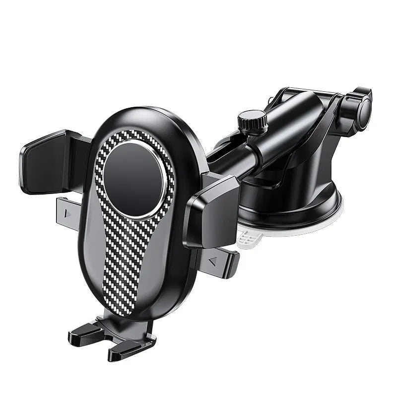 Car automatic lock extended suction phone bracket universal mobile holder with air outlet and suction cup options