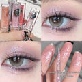 Ballet Liquid Eye Shadow bottle showing one of five glittering colour options: Star Man Sakura Field, Doll Logs, Butterfly Paradise, Nutcracker, or Pillow Fairy Tales.