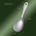 304 stainless steel meal spoon with solid colour finish and simple design