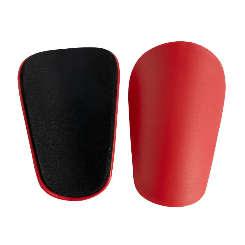 PU mini shin guards in multiple colours for football and outdoor sports protection.