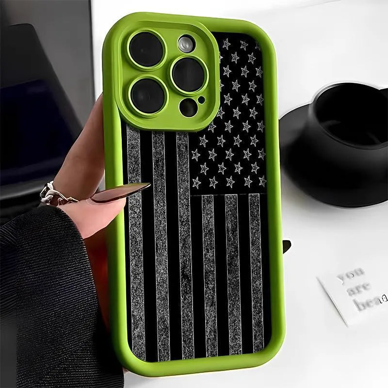 Drop-resistant all-inclusive TPU frosted phone case for iPhone 16 Pro Max in Graphite Black