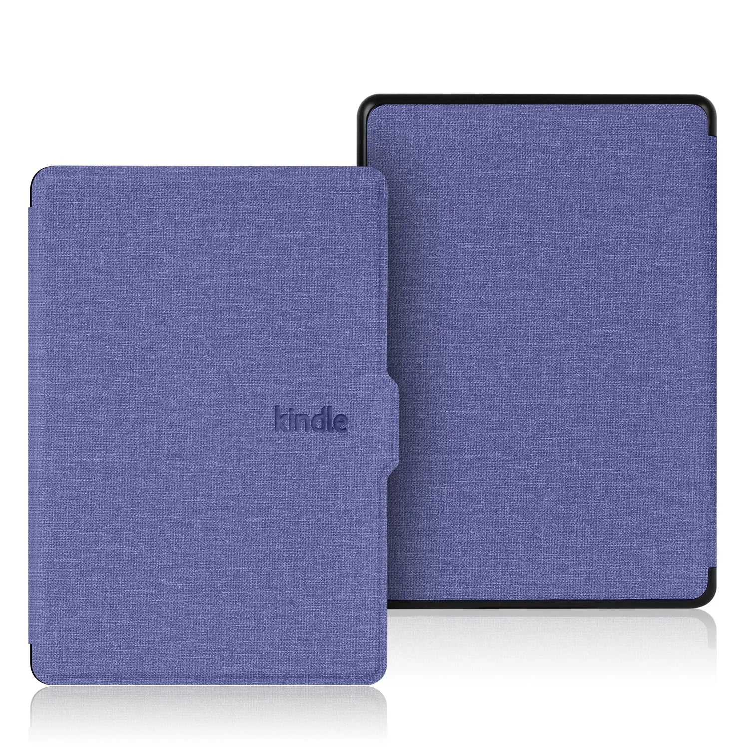 Hard plastic leather-style protective case for Kindle Paperwhite with magnetic closure in multiple colours.