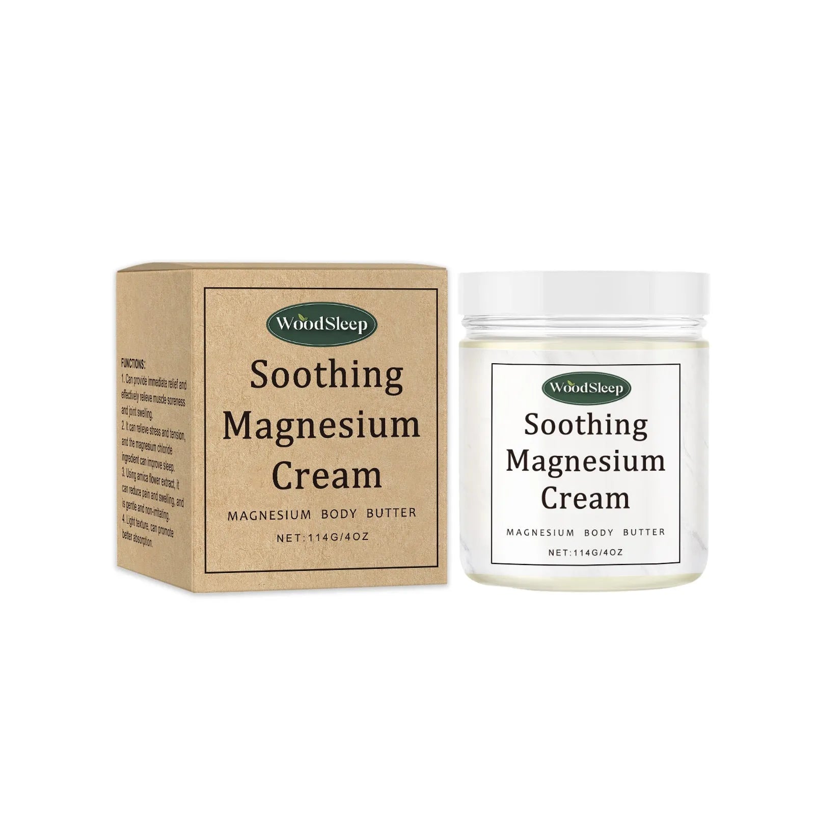 114g tube of magnesium cream for post-exercise body care