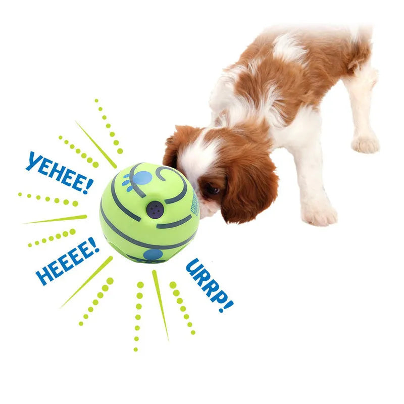 Green vinyl dog molar training ball with 10cm diameter for bite-resistant chew and fetch play
