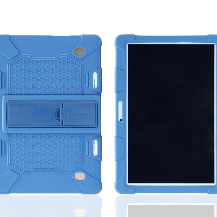 Little Overlord H10 Pro M20 silicone protective case for tablet with integrated kickstand in black colour