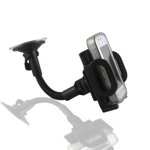 Black ABS universal car phone holder GPS navigation stand with adjustable fixture