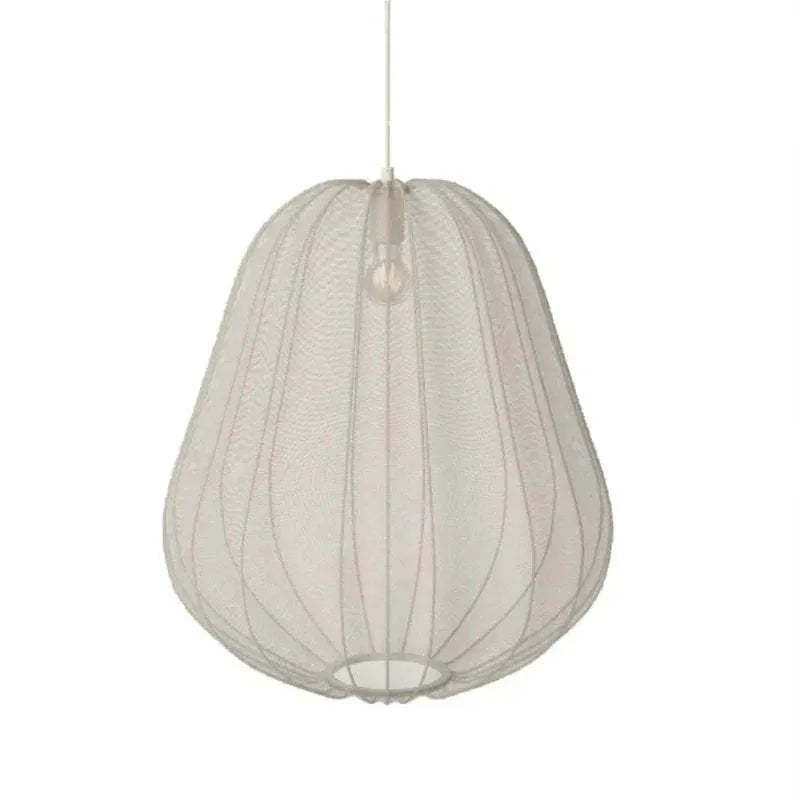 Japanese style branch ceiling lamp in white and grey-blue variants with three colour LED lighting