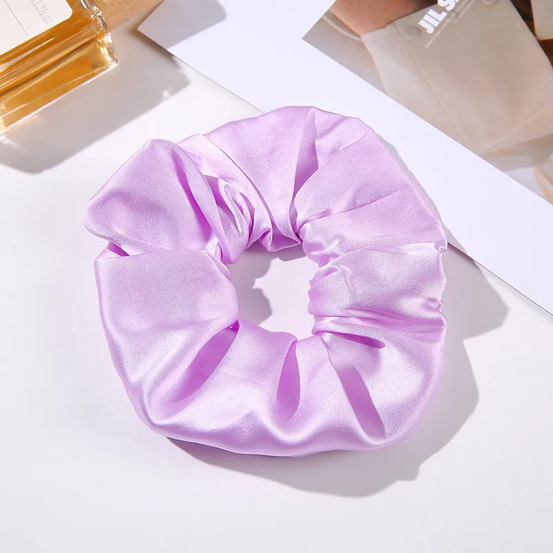 Handcrafted silk hair ring headband 6cm wide in multiple colours including black and navy blue