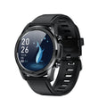 Youth2 black smart bracelet with a 1.3-inch screen on a wrist, showing temperature display.