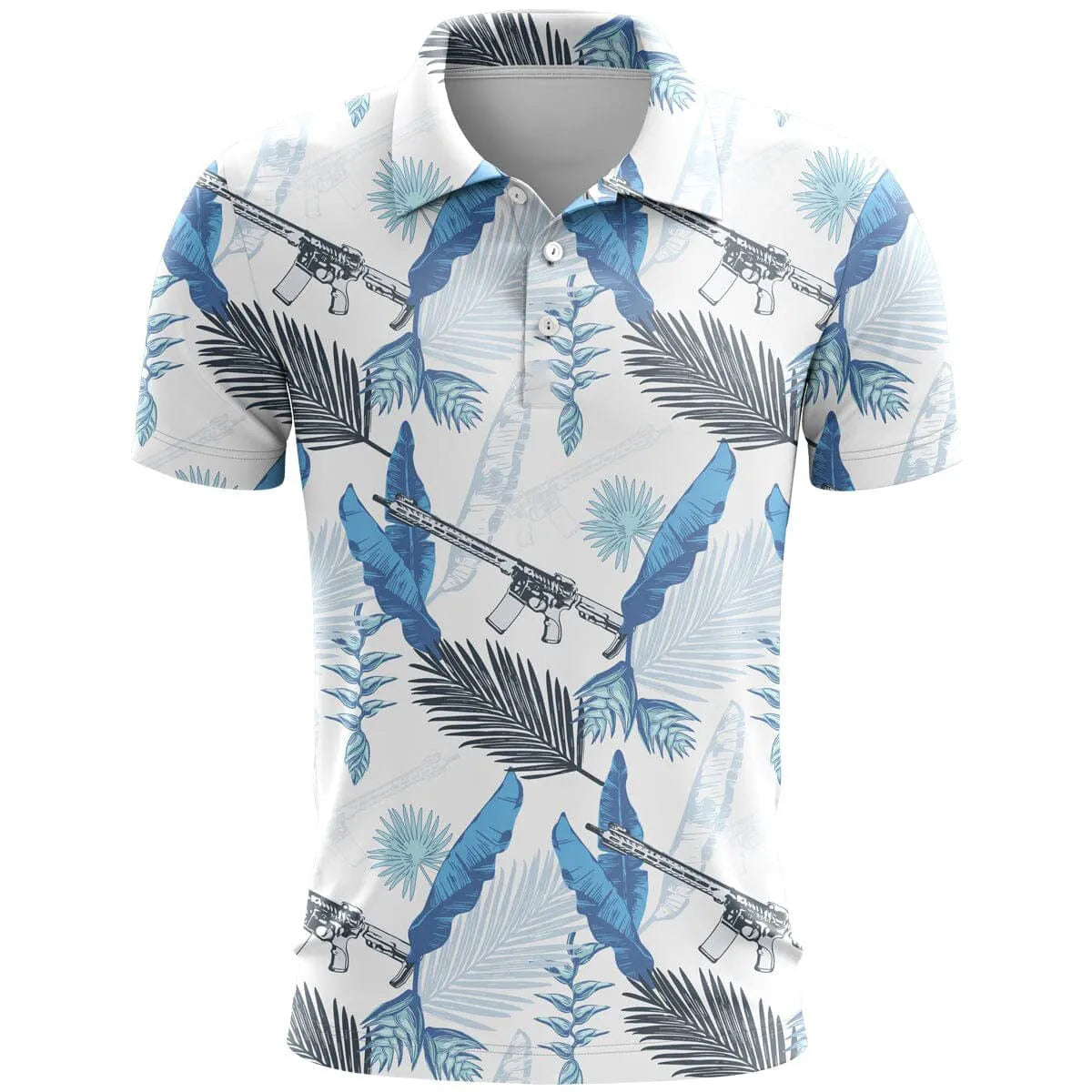 3D printed pattern on a loose-fit short sleeve top in bird eye cloth fabric