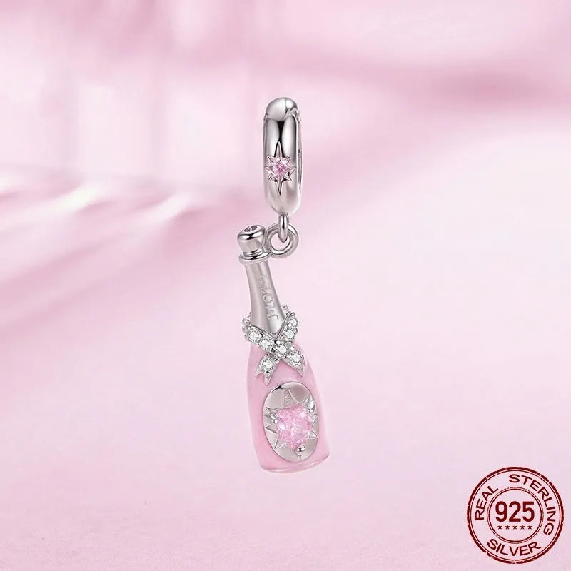 S925 sterling silver pendant bead, 2.3 x 0.6cm with 0.45cm aperture, BSC1156 dripping oil finish