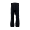 Man wearing grey 3D cut deconstructed casual trousers with a straight leg and elasticated waist.