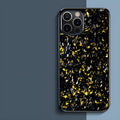 Forged carbon fibre phone case in silver for iPhone 13 Pro Max fall prevention