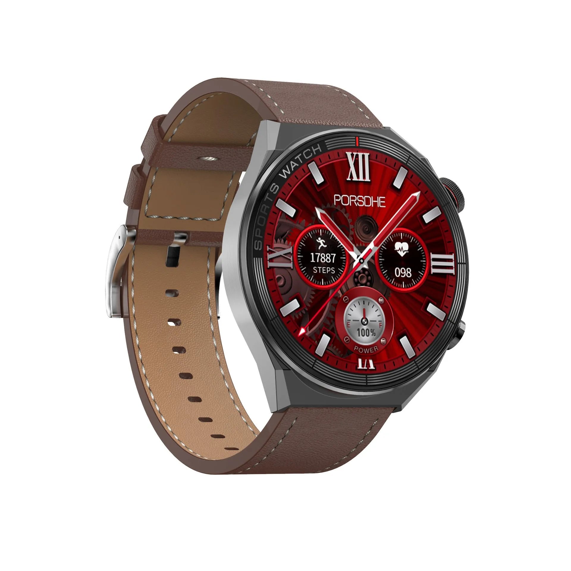 Large screen Bluetooth smart watch with 1.5-inch HD display showing call interface