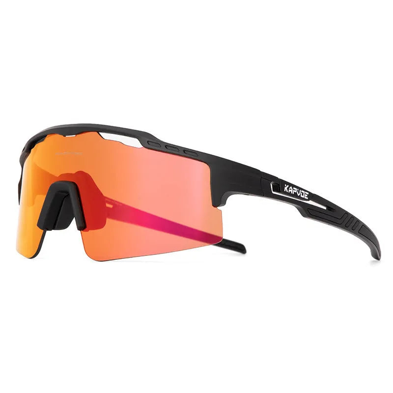 Polarized HD bicycle glasses with TR90 frame and full rim design in colourful lens set