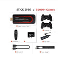 64-bit retro game console with HDMI port and memory options for classic gaming