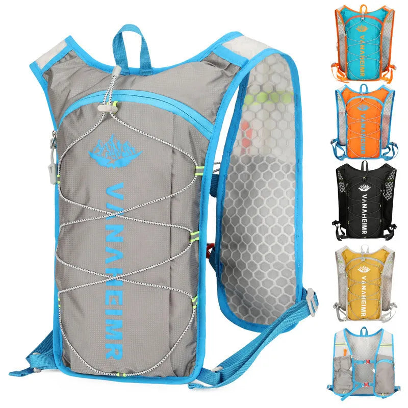 Ultra-light waterproof outdoor backpack in multiple colours with air pillow belt system