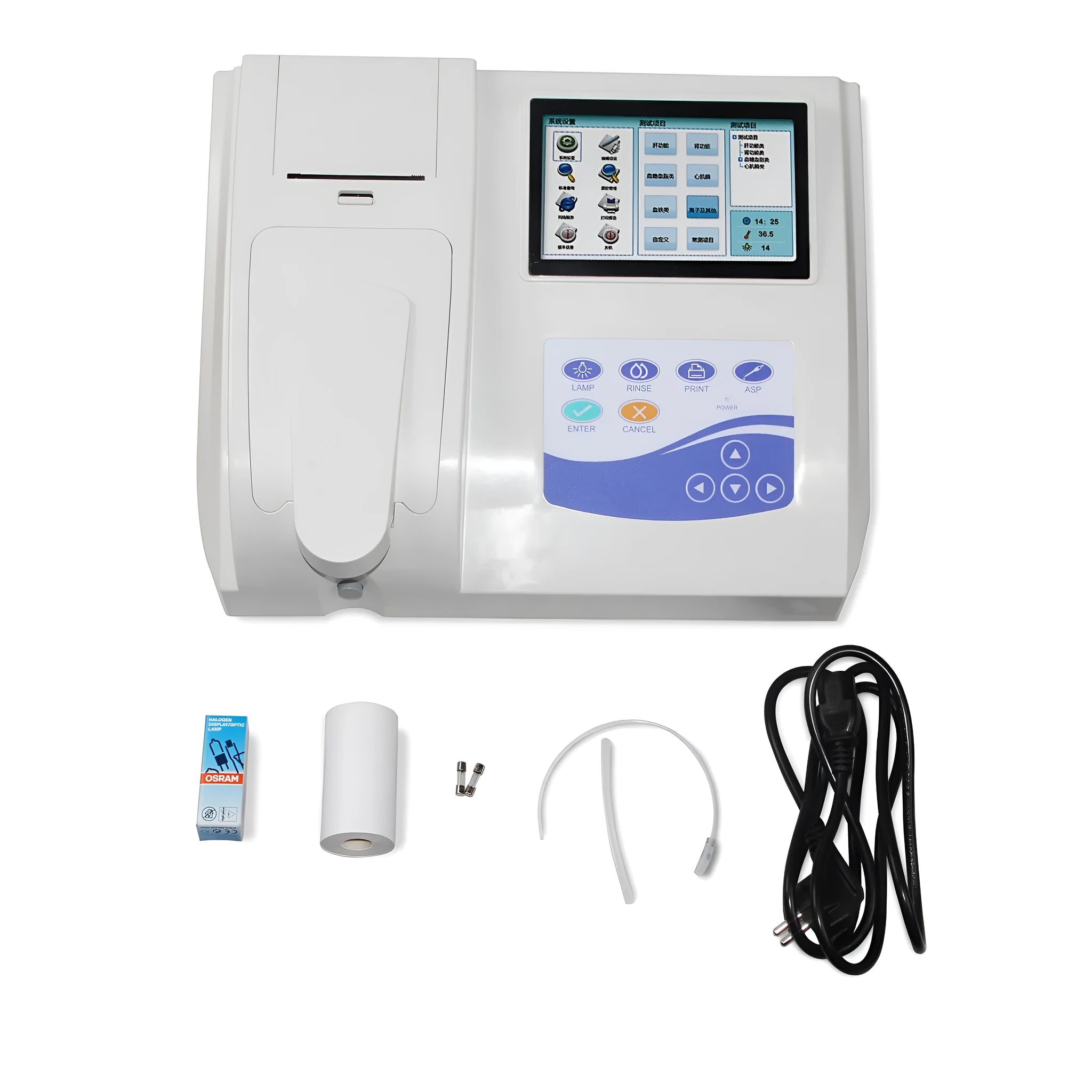 CONTEC BC300 semi-automatic biochemistry blood analyser unit on a laboratory bench