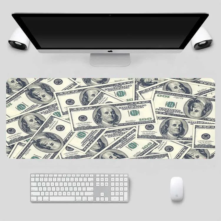 Thickened non-slip rubber cloth mouse pad with thermal transfer printed pattern in style A for notebook computers