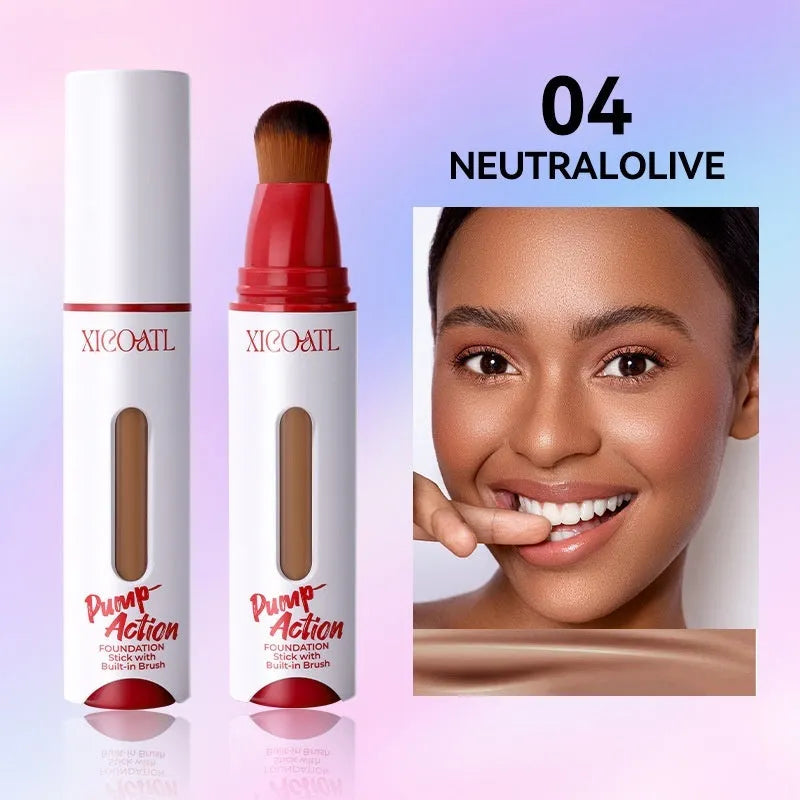 Liquid foundation bottle for oil control and moisturising, light and thin formula, four shades available