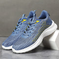 Women's lavender purple Flyknit running shoes with mesh lining and EVA sole