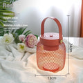 Red metal shade wirelss touch sensing mini wall hanging night lamp with USB cable, Nordic style