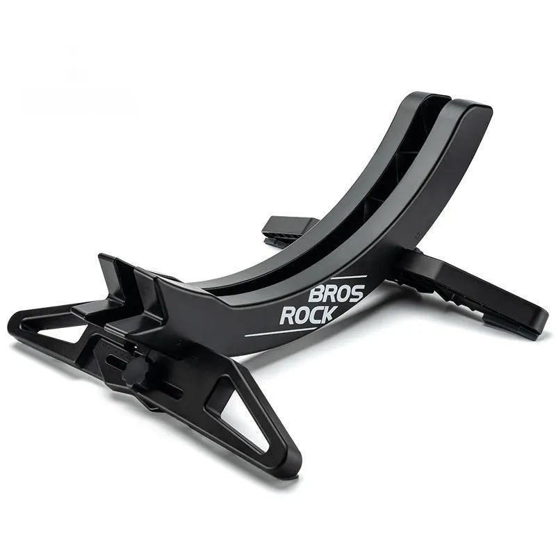 Black and green bicycle wall mount parking rack for mountain and road bikes