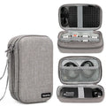 A grey and a black Oxford cloth protective case for a 2.5-inch mobile hard disk.