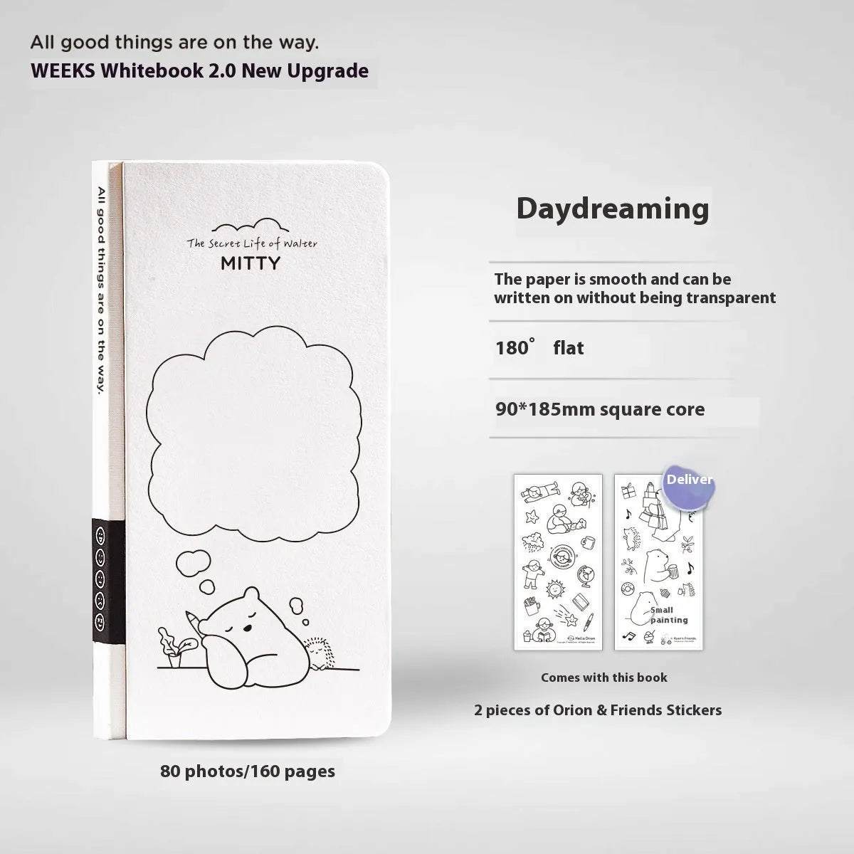 Children's mesh notebook with simple plaid design and paper cover, includes stickers for personalisation