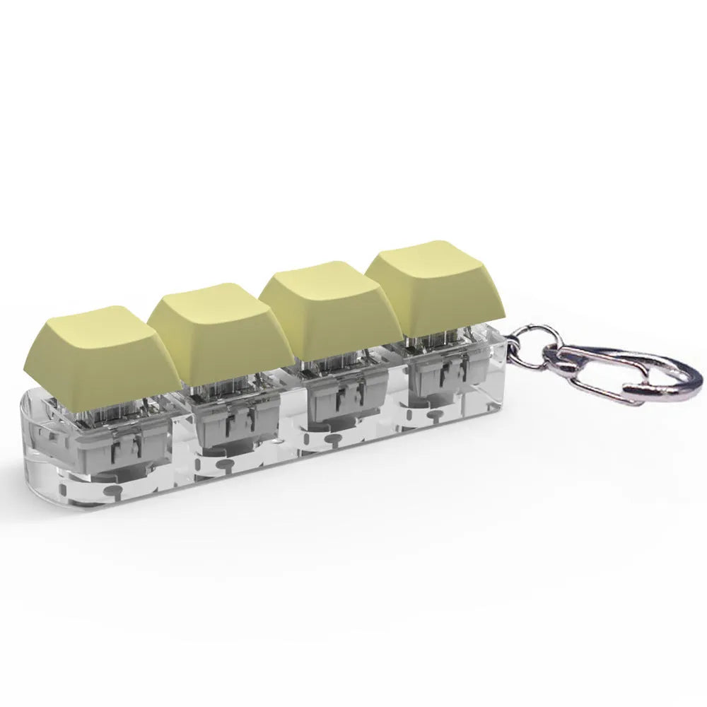 4-key mechanical keyboard switch tester with ABS plastic construction measuring 22x27x85mm