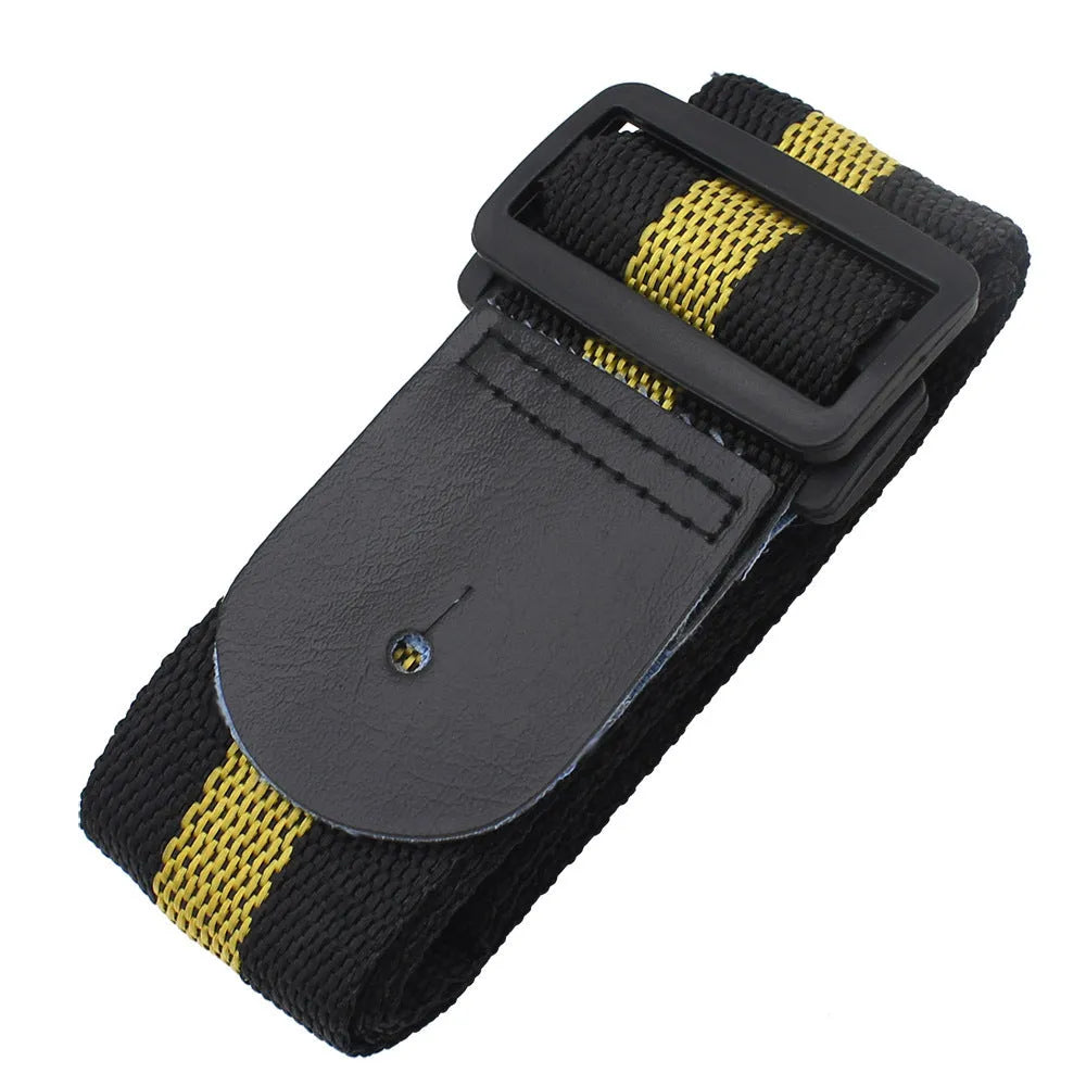 Universal woven crossbody instrument strap with quick-release clips, adjustable from 76cm to 137cm length.