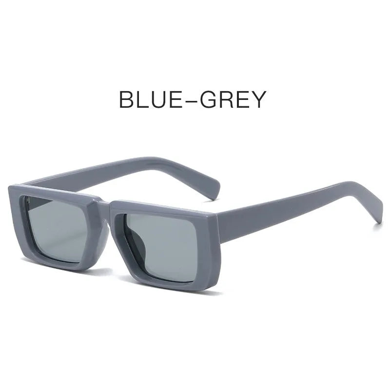 Special-shaped Y2K style sunglasses with UV400 protection in multiple frame and lens colour combinations