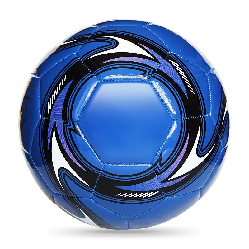 PVC football with machine-sewn seams in sizes 3, 4 and 5 for training and competition